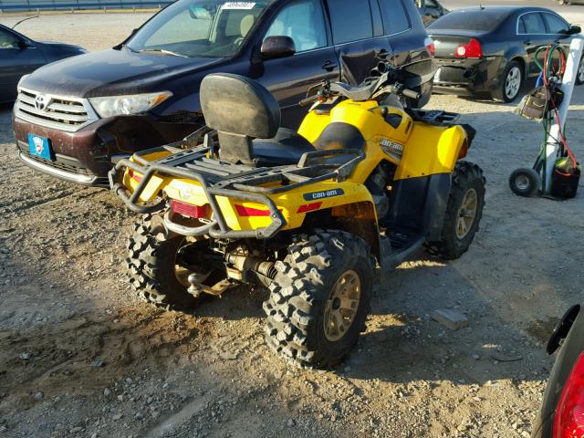 2BVEPCH137V001580 - 2007 CAN-AM OUTLANDER YELLOW photo 3