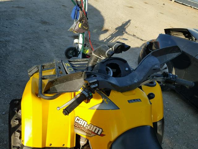 2BVEPCH137V001580 - 2007 CAN-AM OUTLANDER YELLOW photo 9