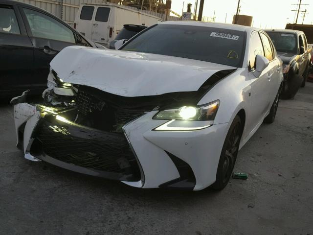 JTHBZ1BL4GA005829 - 2016 LEXUS GS 350 WHITE photo 2