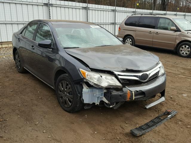 4T1BF1FK4CU587835 - 2012 TOYOTA CAMRY BASE GRAY photo 1