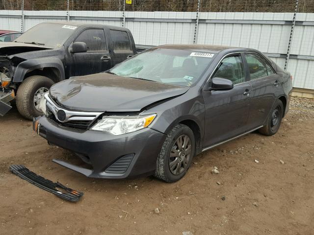 4T1BF1FK4CU587835 - 2012 TOYOTA CAMRY BASE GRAY photo 2