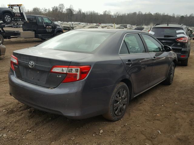 4T1BF1FK4CU587835 - 2012 TOYOTA CAMRY BASE GRAY photo 4