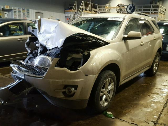 2GNALPEK3D6422587 - 2013 CHEVROLET EQUINOX LT TAN photo 2