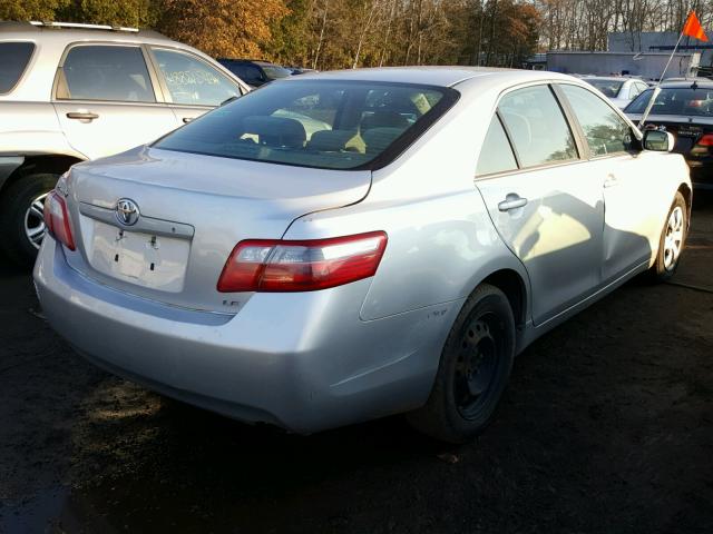 4T1BE46K37U183175 - 2007 TOYOTA CAMRY NEW SILVER photo 4