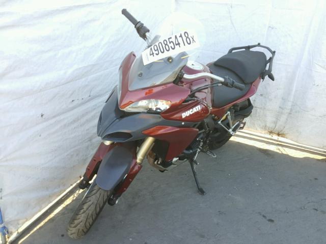 ZDM12BLWXBB009973 - 2011 DUCATI MULTISTRAD BURGUNDY photo 2