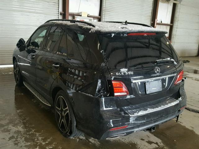 4JGDA5JB6GA739109 - 2016 MERCEDES-BENZ GLE 350 BLACK photo 3