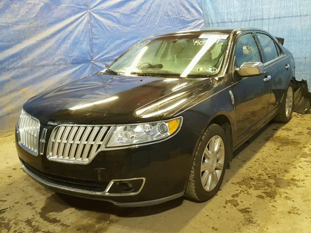 3LNHL2JC7CR807050 - 2012 LINCOLN MKZ BLACK photo 2