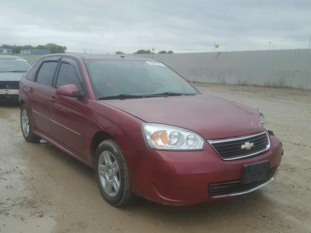 1G1ZT63896F130781 - 2006 CHEVROLET MALIBU MAX RED photo 1