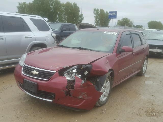 1G1ZT63896F130781 - 2006 CHEVROLET MALIBU MAX RED photo 2