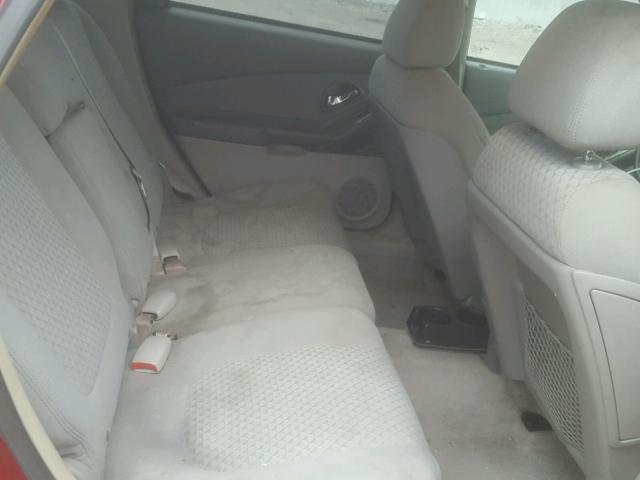 1G1ZT63896F130781 - 2006 CHEVROLET MALIBU MAX RED photo 6