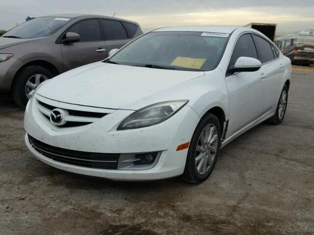 1YVHZ8CH1B5M10704 - 2011 MAZDA 6 I WHITE photo 2