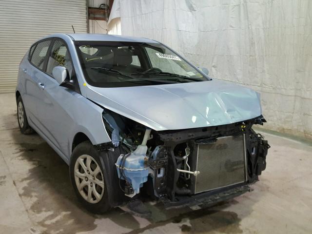 KMHCT5AE7DU060718 - 2013 HYUNDAI ACCENT GLS BLUE photo 1