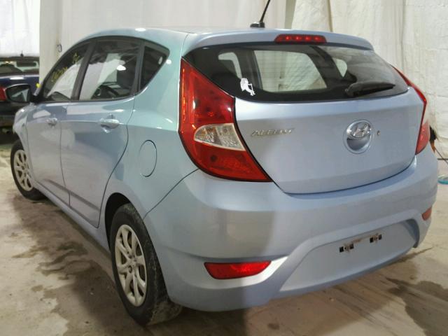 KMHCT5AE7DU060718 - 2013 HYUNDAI ACCENT GLS BLUE photo 3