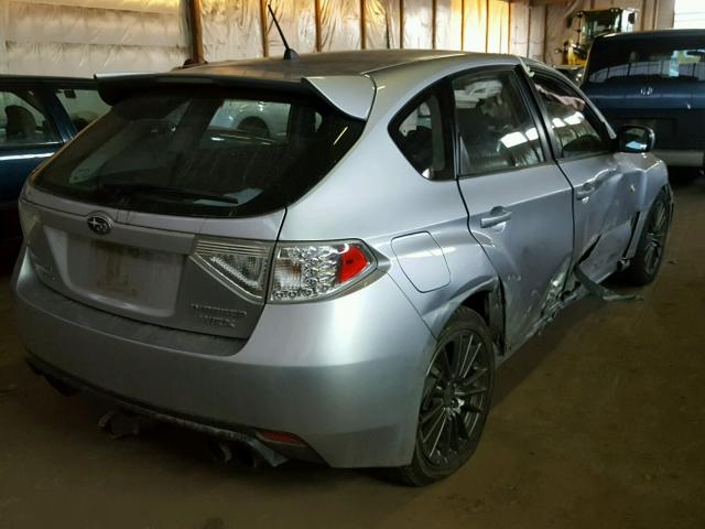 JF1GR7E62DG825406 - 2013 SUBARU IMPREZA WR SILVER photo 4