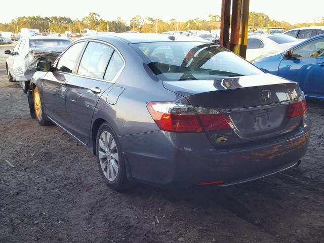 1HGCR2F84EA080577 - 2014 HONDA ACCORD EXL GRAY photo 3