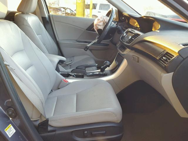 1HGCR2F84EA080577 - 2014 HONDA ACCORD EXL GRAY photo 5