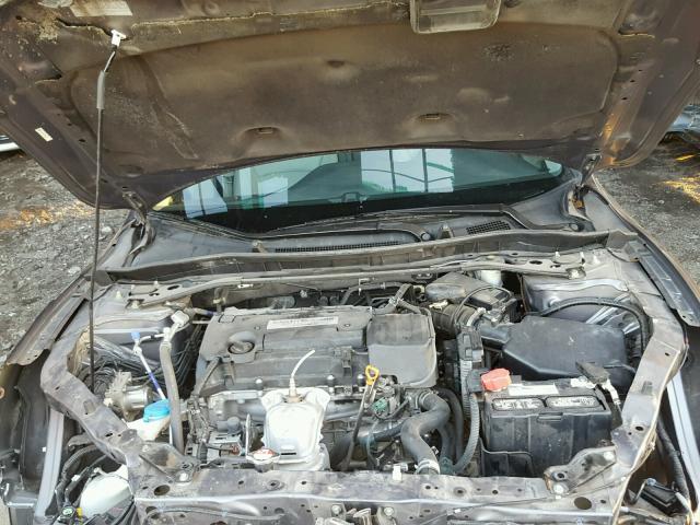 1HGCR2F84EA080577 - 2014 HONDA ACCORD EXL GRAY photo 7