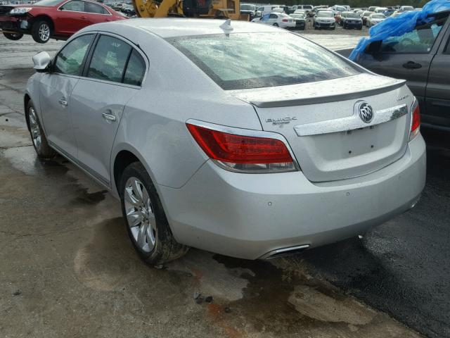 1G4GF5E32DF205802 - 2013 BUICK LACROSSE P SILVER photo 3