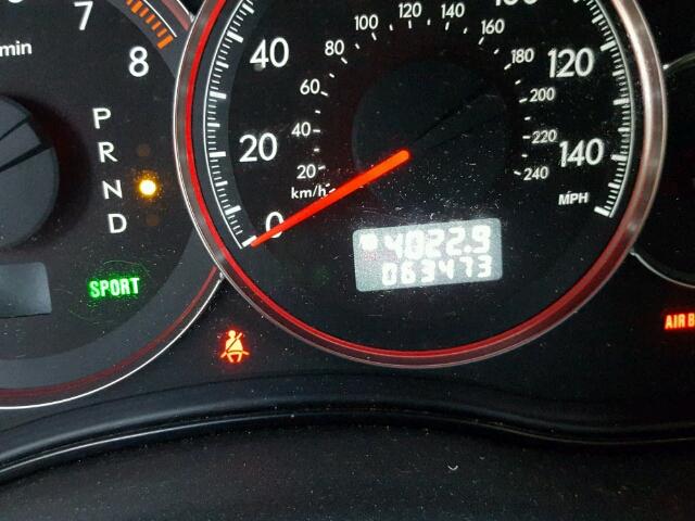 4S4BP66C697339788 - 2009 SUBARU OUTBACK 2. GOLD photo 8