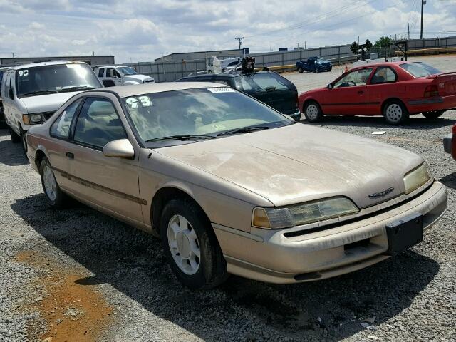 1FAPP6242PH168902 - 1993 FORD THUNDERBIR GOLD photo 1