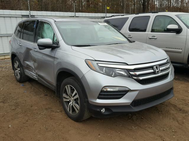 5FNYF5H58GB035752 - 2016 HONDA PILOT EXL SILVER photo 1