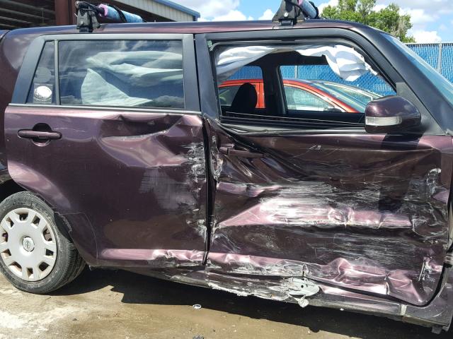 JTLKE50E181004183 - 2008 TOYOTA SCION XB იასამნისფერი ფოტო 9