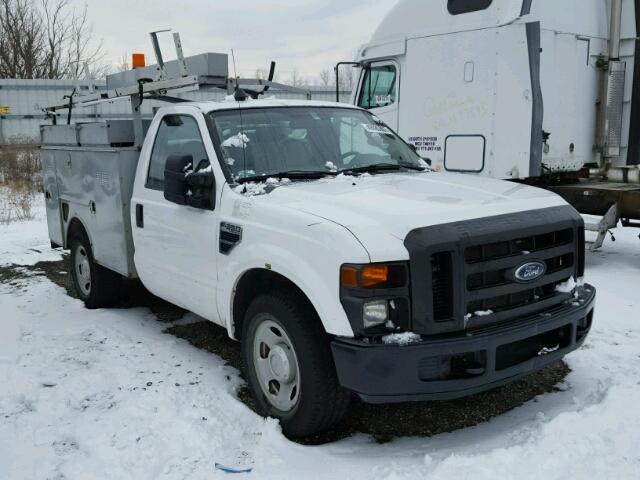 1FDSF30508EC15652 - 2008 FORD F350 SRW S WHITE photo 1