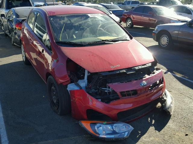 KNADM5A30F6442193 - 2015 KIA RIO LX RED photo 1