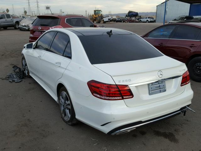 WDDHF0EBXEA922410 - 2014 MERCEDES-BENZ E 250 BLUE WHITE photo 3