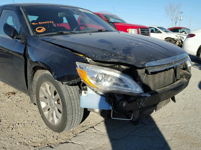 1C3BC1FG9BN504373 - 2011 CHRYSLER 200 TOURIN BLACK photo 9