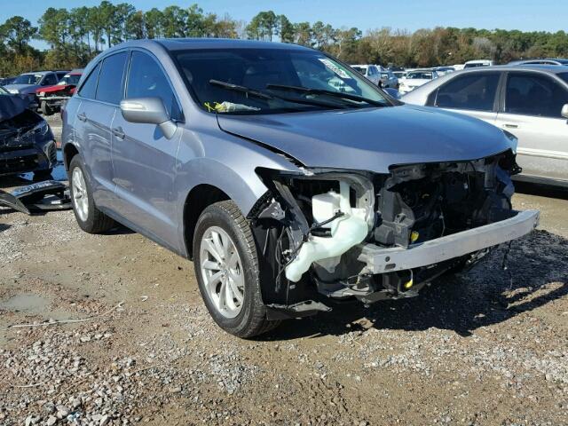 5J8TB4H53GL014953 - 2016 ACURA RDX TECHNO SILVER photo 1