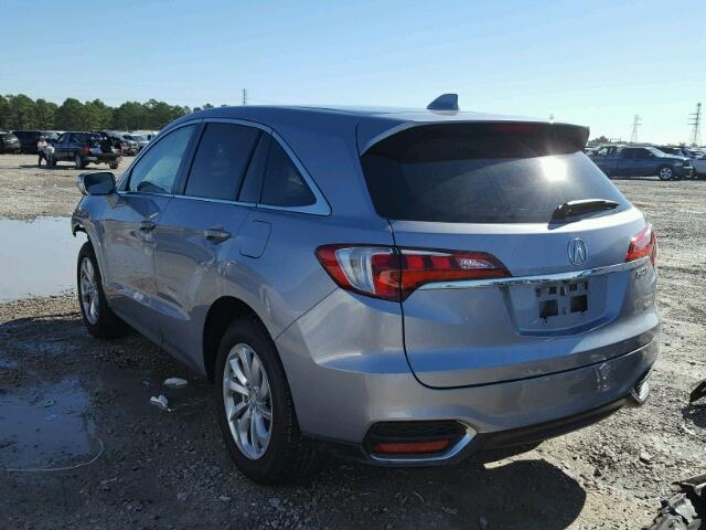 5J8TB4H53GL014953 - 2016 ACURA RDX TECHNO SILVER photo 3