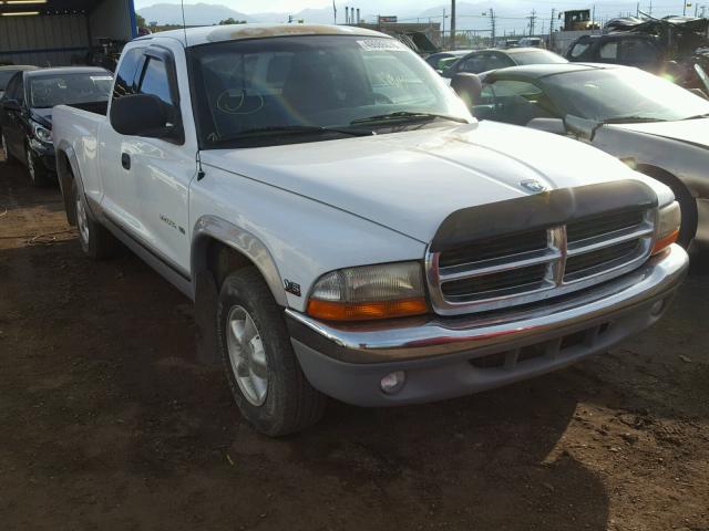 1B7GL23X9VS161131 - 1997 DODGE DAKOTA WHITE photo 1