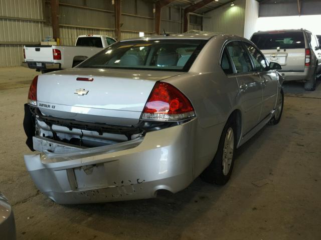 2G1WG5E35C1330983 - 2012 CHEVROLET IMPALA LT SILVER photo 4