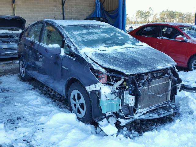 JTDKN3DU1E0368767 - 2014 TOYOTA PRIUS GRAY photo 1