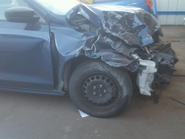 3VW1K7AJ3EM442187 - 2014 VOLKSWAGEN JETTA BASE 蓝色 照片 9