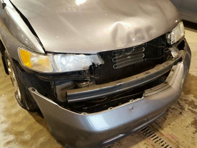 2HKRL1867YH011380 - 2000 HONDA ODYSSEY EX GRAY photo 9