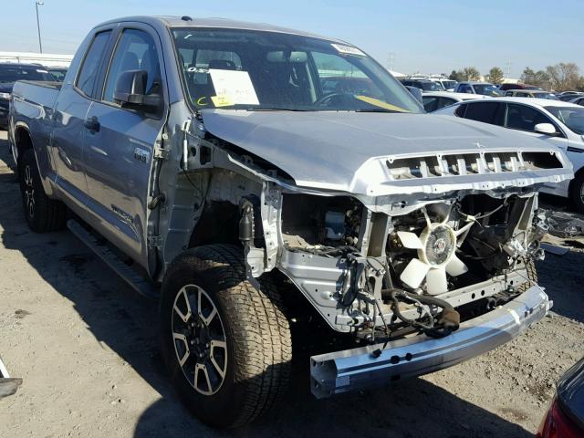 5TFUY5F13HX649222 - 2017 TOYOTA TUNDRA DOU GRAY photo 1