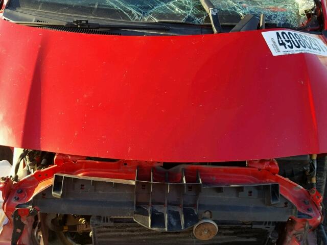 JTDKT923175049295 - 2007 TOYOTA YARIS RED photo 7