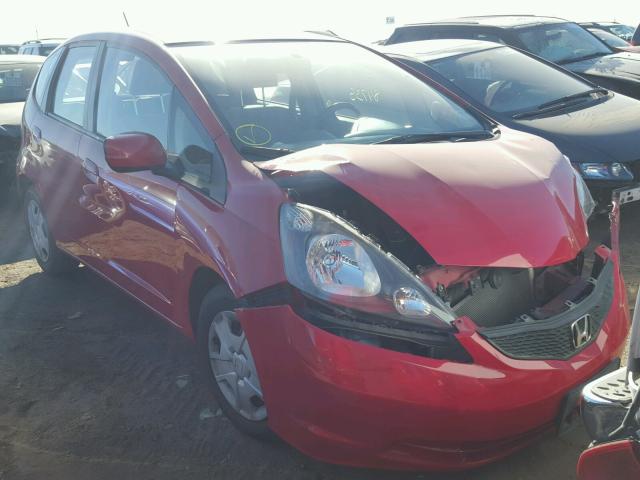 JHMGE8H30DC027313 - 2013 HONDA FIT RED photo 1