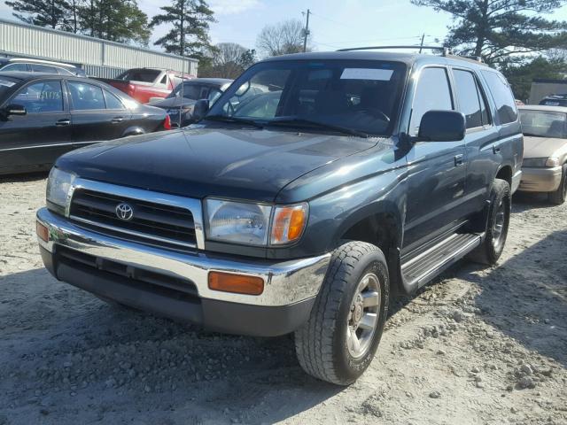 JT3GN86R4W0076063 - 1998 TOYOTA 4RUNNER SR GREEN photo 2