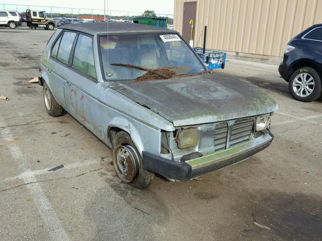 1B3BL18DXKC492066 - 1989 DODGE OMNI EXPO BLUE photo 1