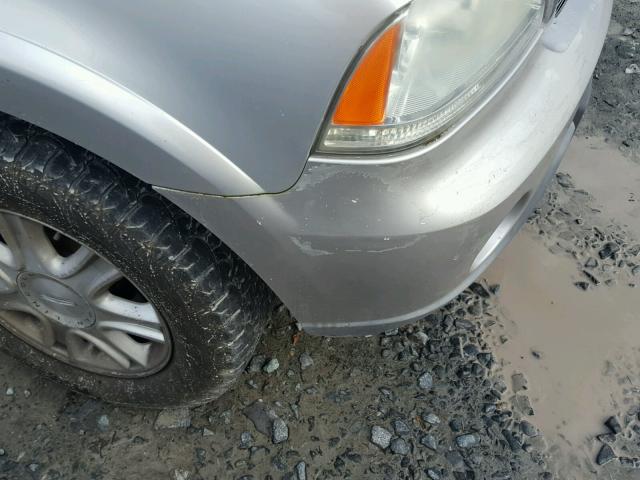 5LMEU88H04ZJ05375 - 2004 LINCOLN AVIATOR 银色 照片 9