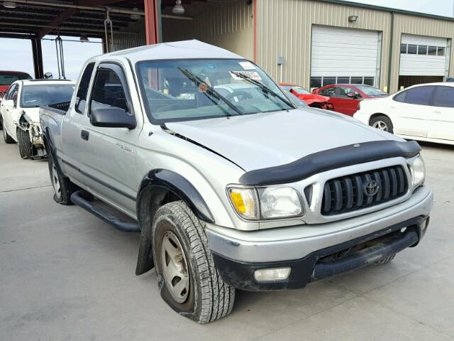 5TESN92N04Z405384 - 2004 TOYOTA TACOMA XTR SILVER photo 1