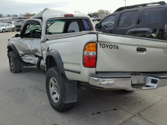 5TESN92N04Z405384 - 2004 TOYOTA TACOMA XTR SILVER photo 10