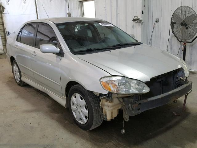 1NXBR32E03Z087173 - 2003 TOYOTA COROLLA CE SILVER photo 1