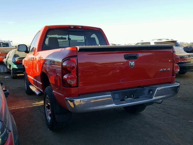 1D7HU16N57J636648 - 2007 DODGE RAM 1500 S RED photo 3