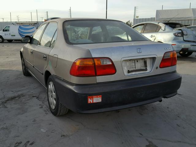 2HGEJ6673YH524133 - 2000 HONDA CIVIC LX BEIGE photo 3