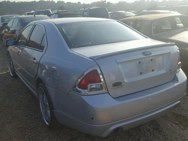 3FAHP07106R195013 - 2006 FORD FUSION SE SILVER photo 3