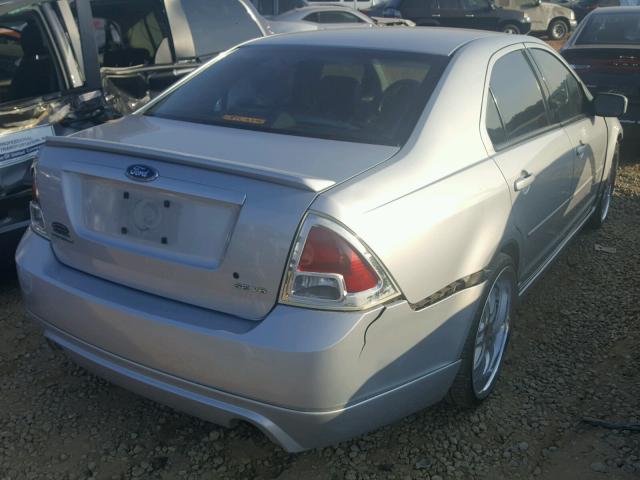 3FAHP07106R195013 - 2006 FORD FUSION SE SILVER photo 4